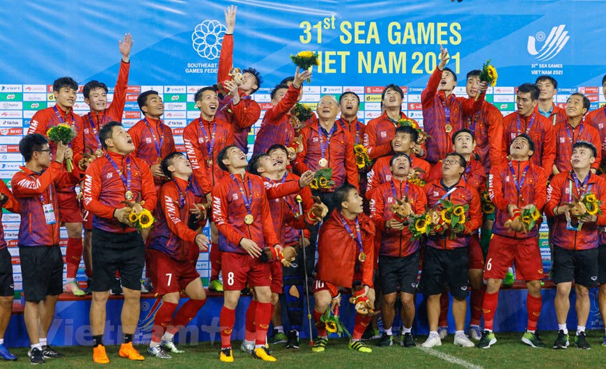 Park Hang Seo bảo vệ thành công tấm huy chương vàng Sea Games 31